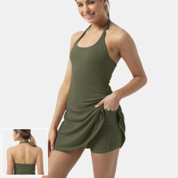 HALARA Dresses & Skirts - Halara dress size Small green